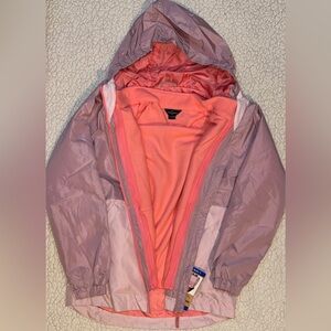 NWT Eddie Bauer Fleece Lightweight Hooded Jacket 3 in 1 Girls 14-16 Women Small